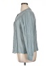 Angels 100% Rayon Gray Long Sleeve Blouse Size XL - photo 5
