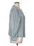 Angels 100% Rayon Gray Long Sleeve Blouse Size XL - photo 4