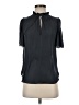 Ann Taylor LOFT 100% Polyester Black Short Sleeve Blouse Size XS - photo 1