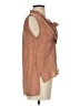 BCBGMAXAZRIA 100% Cupro Brown Sleeveless Blouse Size XXS - photo 2