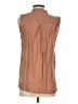 BCBGMAXAZRIA 100% Cupro Brown Sleeveless Blouse Size XXS - photo 5