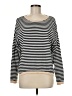 Unbranded 100% Rayon Stripes Black Pullover Sweater Size M - photo 1