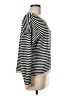 Unbranded 100% Rayon Stripes Black Pullover Sweater Size M - photo 4