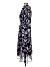 o.p.t 100% Polyester Floral Black Blue Casual Dress Size S - photo 5