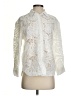 MNG 100% Cotton Ivory 3/4 Sleeve Blouse Size 2 - photo 1