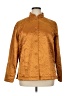 Classic Elements 100% Polyester Paisley Gold Orange Jacket Size 18 - photo 1