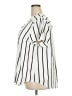 Torrid 100% Polyester Stripes Ivory Short Sleeve Blouse Size 2X Plus (2) - photo 5