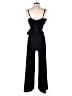 Nine West Solid Black Jumpsuit Size M - photo 2