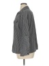 Notations Stripes Gray Long Sleeve Blouse Size XL - photo 5