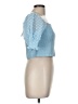 Joy Joy 100% Viscose Blue Short Sleeve Top Size M - photo 4