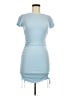 Assorted Brands 100% Polyester Solid Blue Casual Dress Size 6 - photo 1