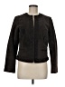 Chico's 100% Leather Brown Leather Jacket Size Med (1) - photo 1