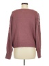 Lucky Brand 100% Acrylic Hearts Burgundy Pullover Sweater Size M - photo 2