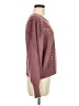 Lucky Brand 100% Acrylic Hearts Burgundy Pullover Sweater Size M - photo 4