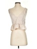 Lulus 100% Polyester Tan Sleeveless Blouse Size S - photo 1