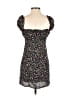Polly 100% Polyester Floral Black Casual Dress Size 4 - photo 2