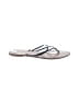 J.Crew Silver Flip Flops Size 12 - photo 1