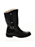 Ugg 100% Leather Black Boots Size 7 - photo 1