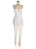 EB Luxe 100% Polyester Ivory Jumpsuit Size M - photo 1
