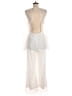 EB Luxe 100% Polyester Ivory Jumpsuit Size M - photo 2