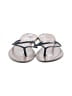 J.Crew Silver Flip Flops Size 12 - photo 2