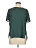 Ann Taylor LOFT 100% Polyester Polka Dots Teal Short Sleeve Blouse Size M - photo 1