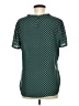 Ann Taylor LOFT 100% Polyester Polka Dots Teal Short Sleeve Blouse Size M - photo 2