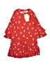 Stella McCartney 100% Viscose Red Orange Dress Size 6 - photo 1