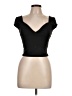 Unbranded Black Short Sleeve Top Size L - photo 1