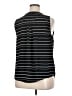 Apt. 9 100% Polyester Black Sleeveless Blouse Size XL - photo 2