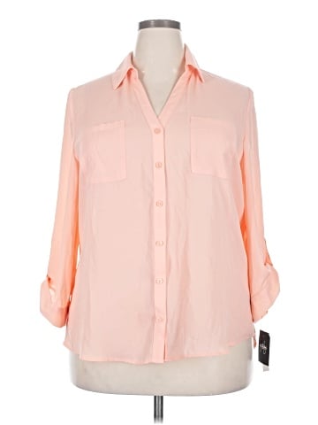 By & By 3/4 Sleeve Blouse (view 1)
