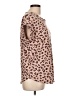 Como Vintage Animal Print Tan Short Sleeve T-Shirt Size L - photo 4