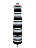 Chaps Stripes Blue Casual Dress Size L - photo 1