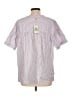 Max Studio 100% Cotton Stripes White Short Sleeve Blouse Size L - photo 2