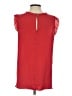 Ann Taylor LOFT 100% Polyester Red Short Sleeve Top Size S - photo 2