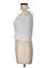 Zara Silver 3/4 Sleeve Top Size 12 - 13 - photo 5