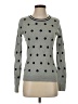 J.Crew Factory Store 100% Cotton Polka Dots Gray Pullover Sweater Size XS - photo 1