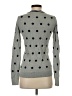 J.Crew Factory Store 100% Cotton Polka Dots Gray Pullover Sweater Size XS - photo 2