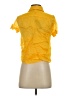 J.Crew 100% Viscose Yellow Short Sleeve Blouse Size 00 - photo 2