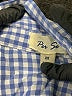 Per Se Checkered-gingham Blue 3/4 Sleeve Button-Down Shirt Size 2X - photo 7