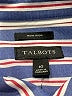 Talbots Stripes Blue Long Sleeve Button-Down Shirt Size 10 - photo 7