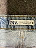 Zara Chevron-herringbone Blue Jeans Size 8 - photo 4