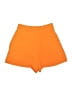 Gianni Bini 100% Polyester Solid Orange Shorts Size 2 - photo 2