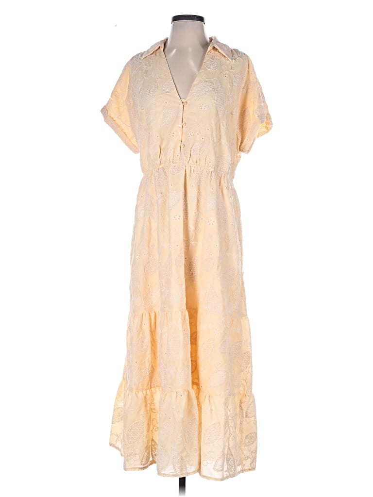 Pre-owned Sam Edelman Casual Dress In Yellow