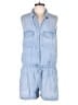 Cloth & Stone 100% Tencel Solid Blue Romper Size L - photo 1