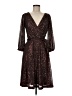 DKNY Stars Brown Cocktail Dress Size 6 - photo 1