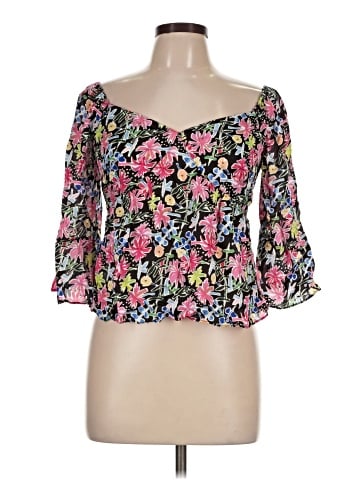 Ecru 3/4 Sleeve Blouse (view 1)