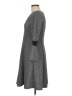 Elle Tweed Gray Casual Dress Size M - photo 5