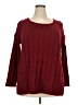 U-Knit 100% Acrylic Burgundy Pullover Sweater Size 2X - photo 1
