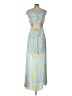 BCBGMAXAZRIA 100% Polyester Yellow Cocktail Dress Size 12 - photo 2